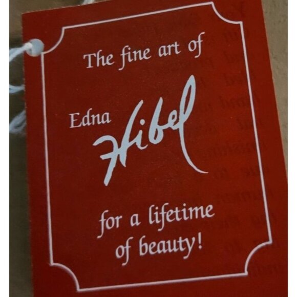 Vintage Print Edna Hibel Limited Edition Asian Girl 22"x15" Gold Frame 1274/2000 - Picture 7 of 10